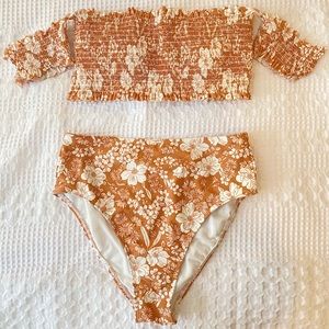Two Piece High Waisted Swimsuit